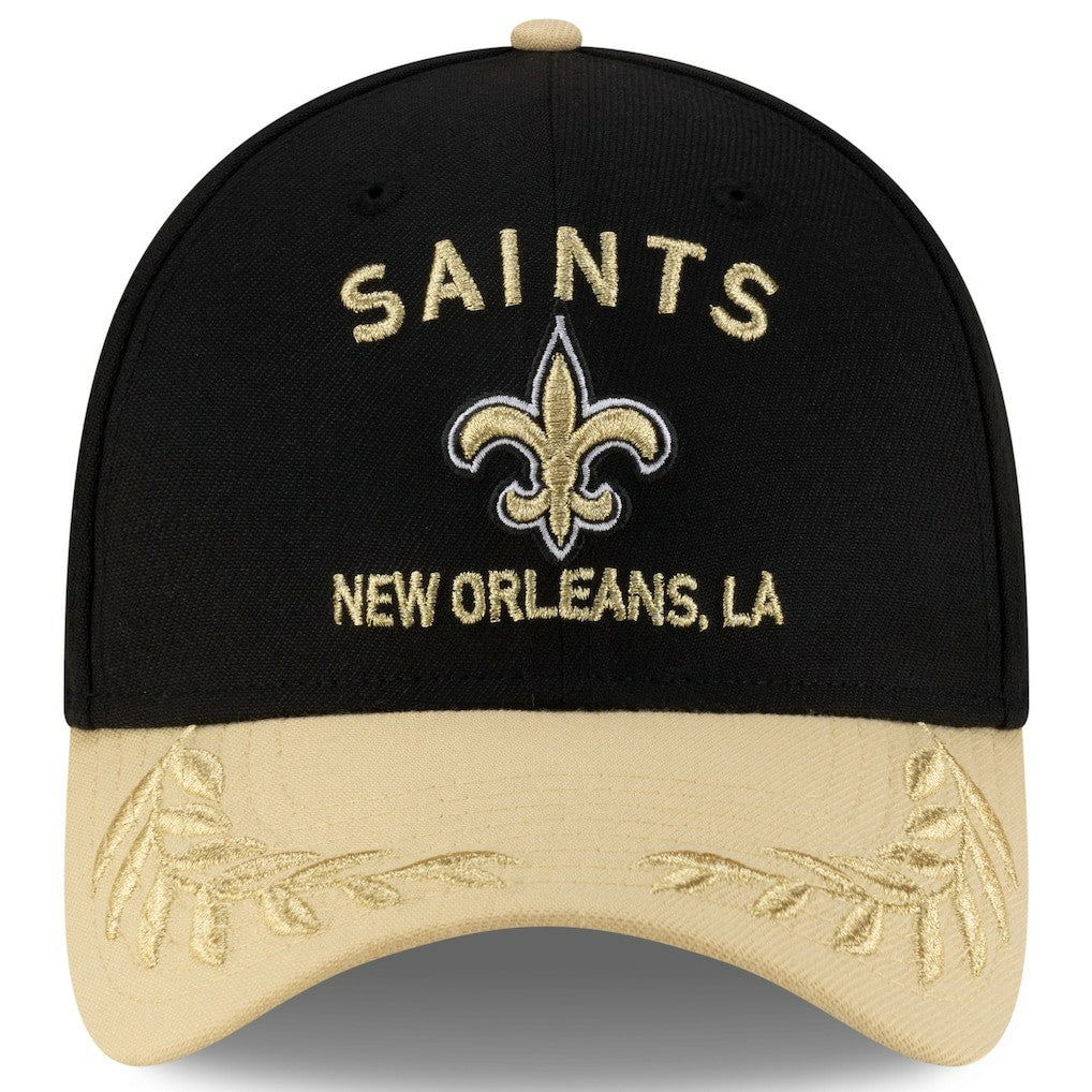 New Orleans Saints New Era 2025 NFL Draft 39THIRTY Flex Hat Black/Gold - NFL