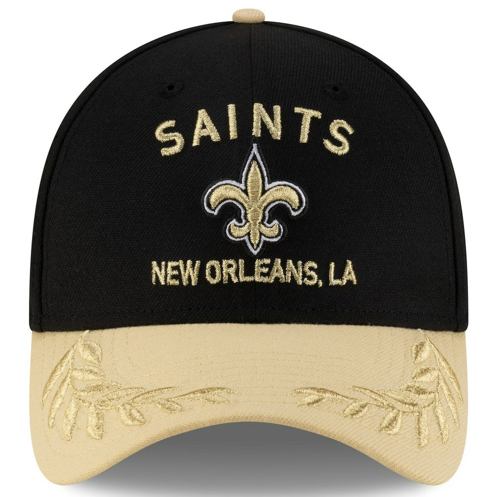 New Orleans Saints New Era 2025 NFL Draft 39THIRTY Flex Hat Black/Gold - NFL