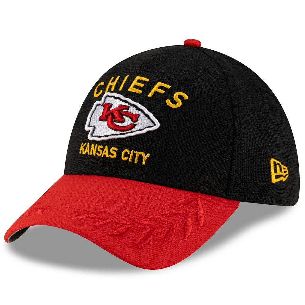 Kansas City Chiefs New Era 2025 NFL Draft 39THIRTY Flex Hat Black/Red - NFL