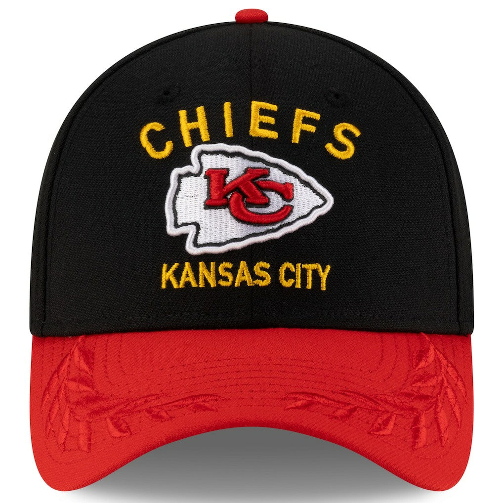 Kansas City Chiefs New Era 2025 NFL Draft 39THIRTY Flex Hat Black/Red - NFL