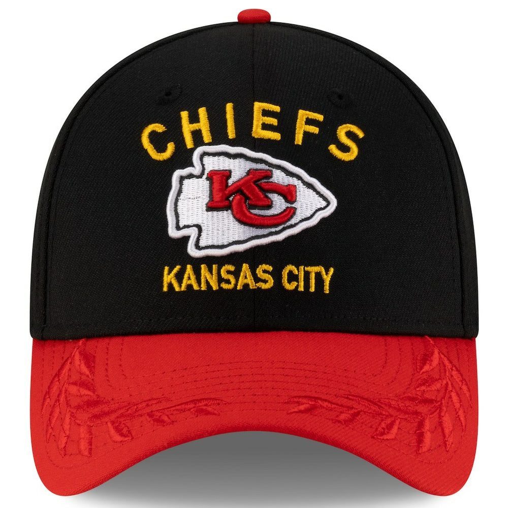 Kansas City Chiefs New Era 2025 NFL Draft 39THIRTY Flex Hat Black/Red - NFL