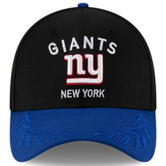 New York Giants New Era 2025 NFL Draft 39THIRTY Flex Hat Black/Royal - NFL
