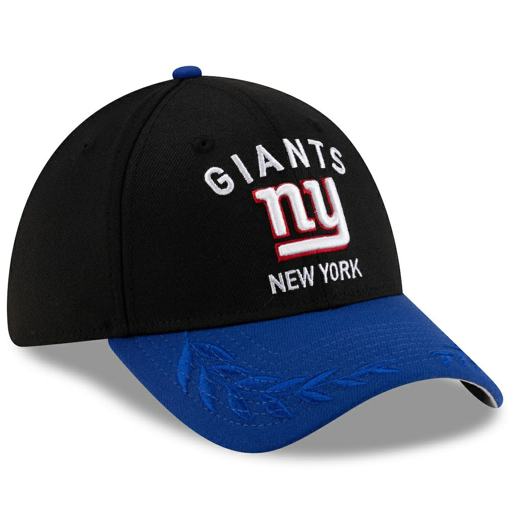 New York Giants New Era 2025 NFL Draft 39THIRTY Flex Hat Black/Royal - NFL
