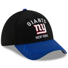 New York Giants New Era 2025 NFL Draft 39THIRTY Flex Hat Black/Royal - NFL
