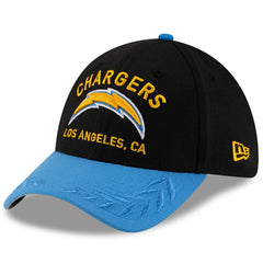 Los Angeles Chargers New Era 2025 NFL Draft 39THIRTY Flex Hat Black/Powder Blue - NFL