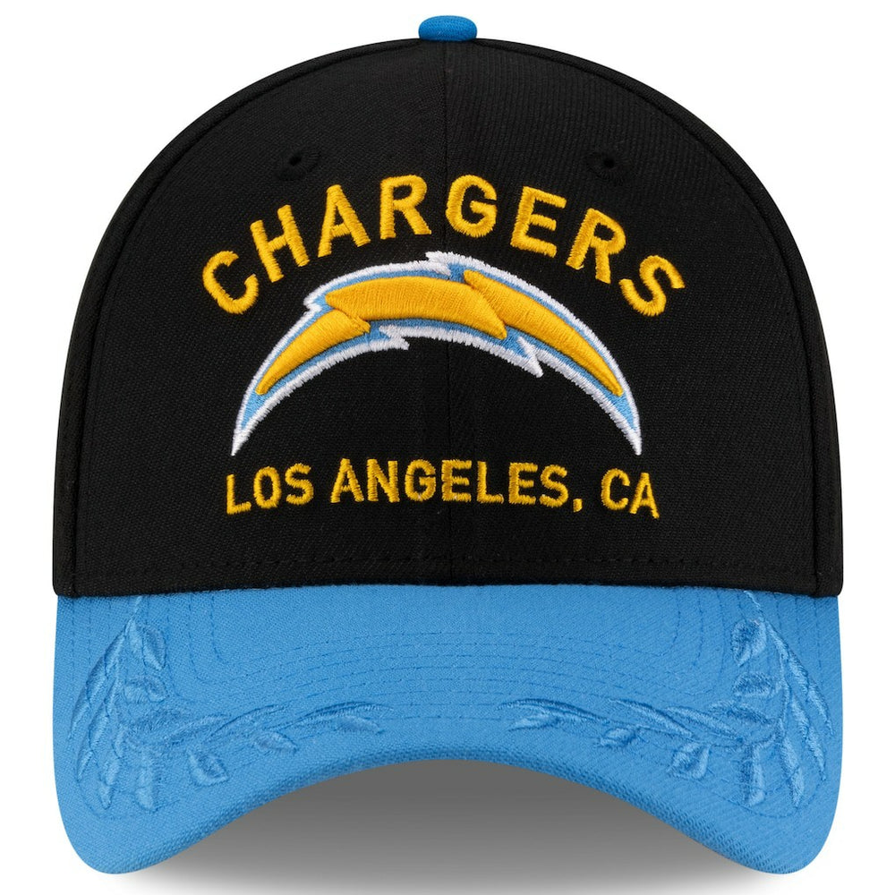 Los Angeles Chargers New Era 2025 NFL Draft 39THIRTY Flex Hat Black/Powder Blue - NFL