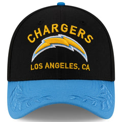 Los Angeles Chargers New Era 2025 NFL Draft 39THIRTY Flex Hat Black/Powder Blue - NFL