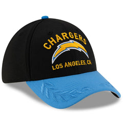 Los Angeles Chargers New Era 2025 NFL Draft 39THIRTY Flex Hat Black/Powder Blue - NFL