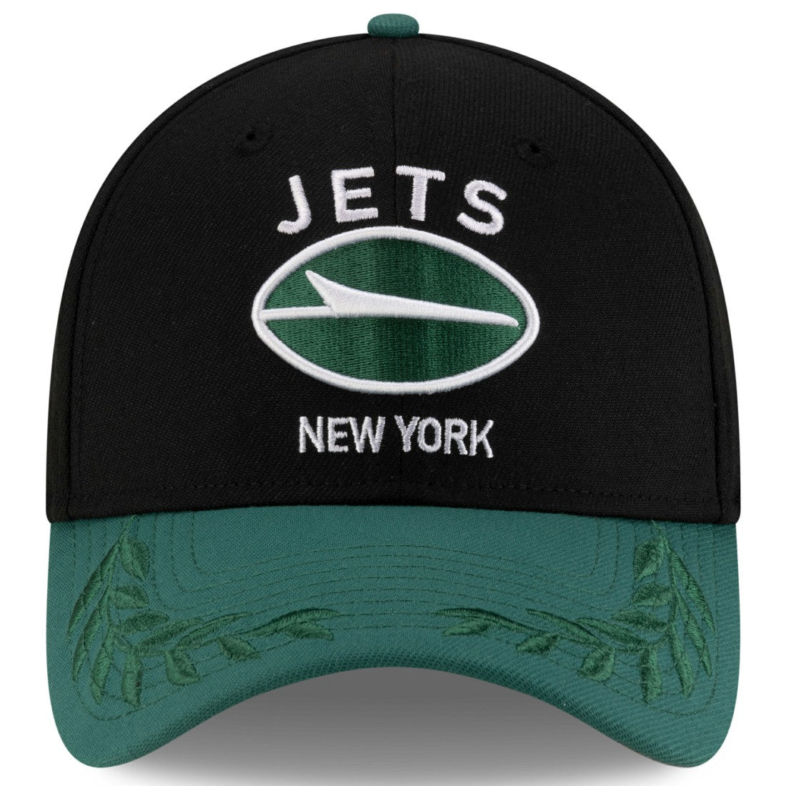 New York Jets New Era 2025 NFL Draft 39THIRTY Flex Hat Black/Green - NFL