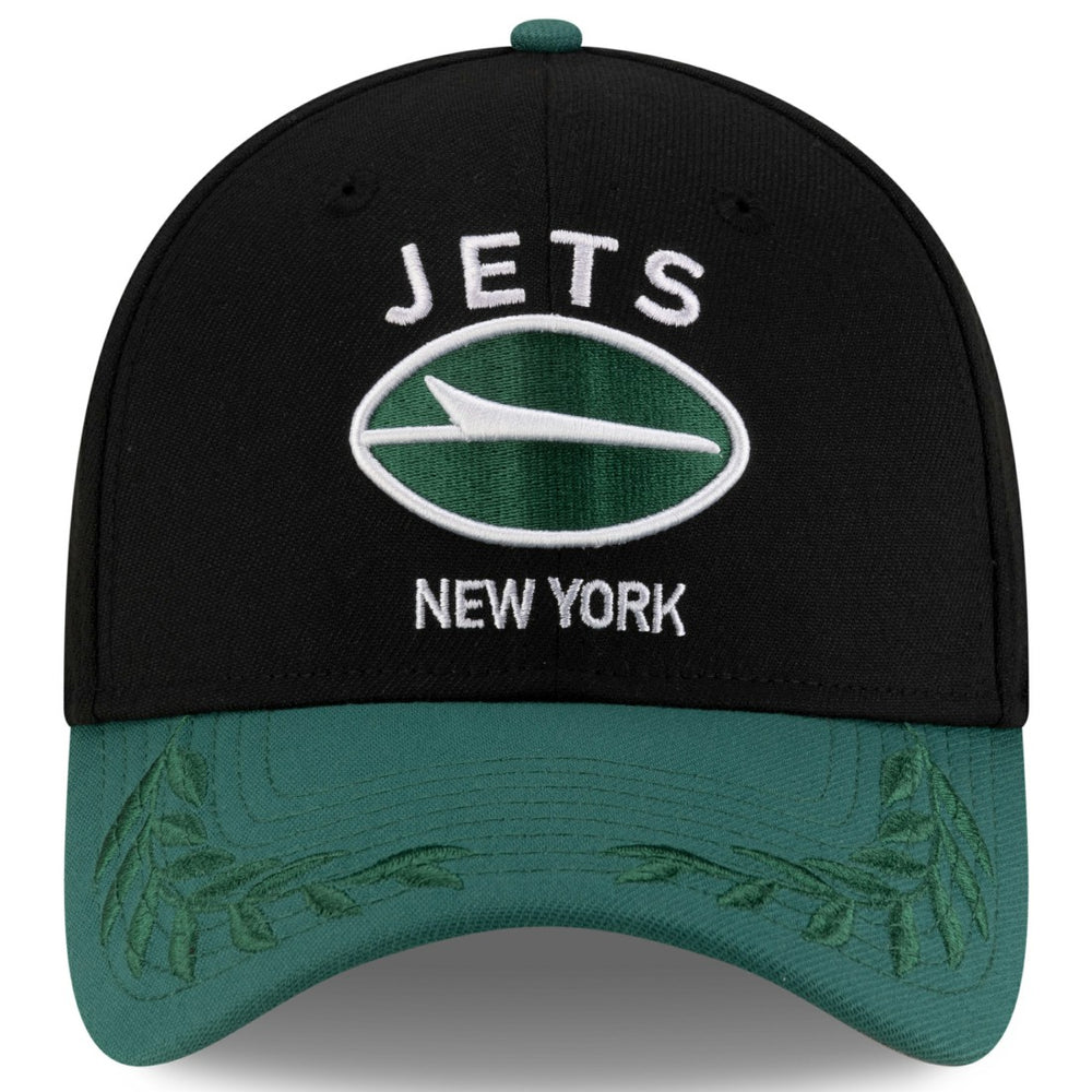 New York Jets New Era 2025 NFL Draft 39THIRTY Flex Hat Black/Green - NFL