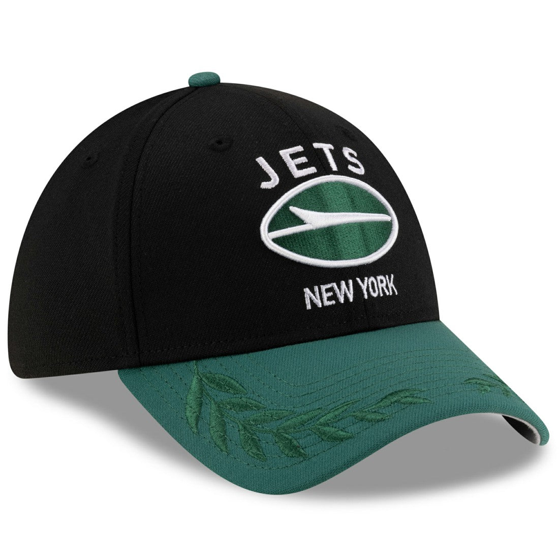 New York Jets New Era 2025 NFL Draft 39THIRTY Flex Hat Black/Green - NFL