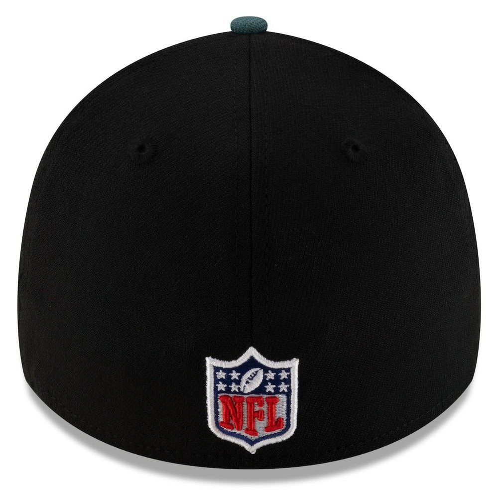 Philadelphia Eagles New Era 2025 NFL Draft 39THIRTY Flex Hat Black/Midnight Green - NFL
