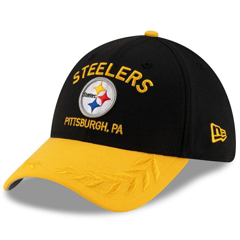 Pittsburgh Steelers New Era 2025 NFL Draft 39THIRTY Flex Hat Black/Gold - NFL
