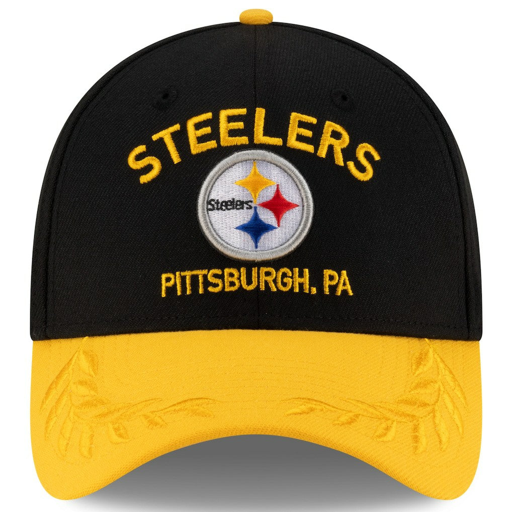 Pittsburgh Steelers New Era 2025 NFL Draft 39THIRTY Flex Hat Black/Gold - NFL