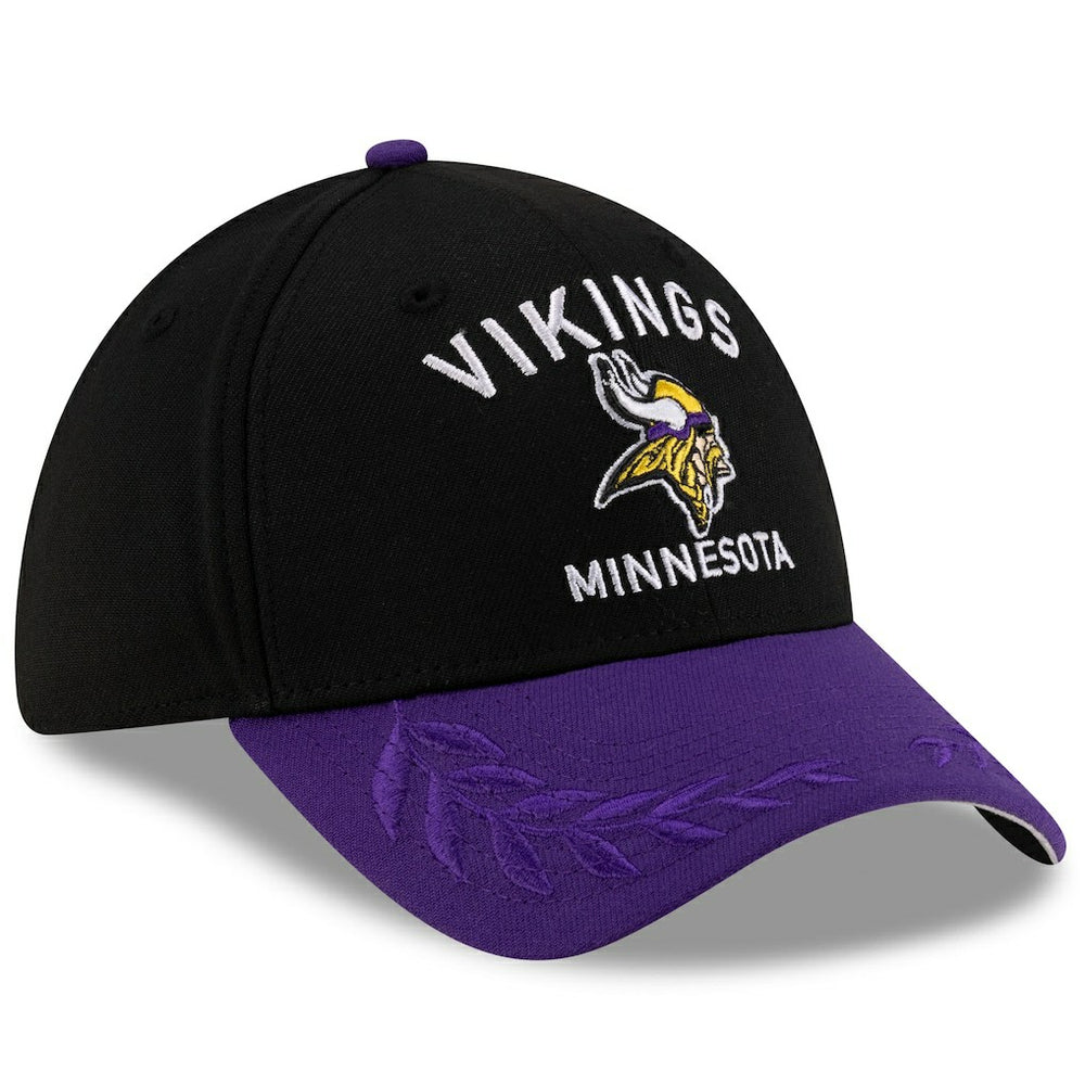 Minnesota Vikings New Era 2025 NFL Draft 39THIRTY Flex Hat Black/Purple - NFL