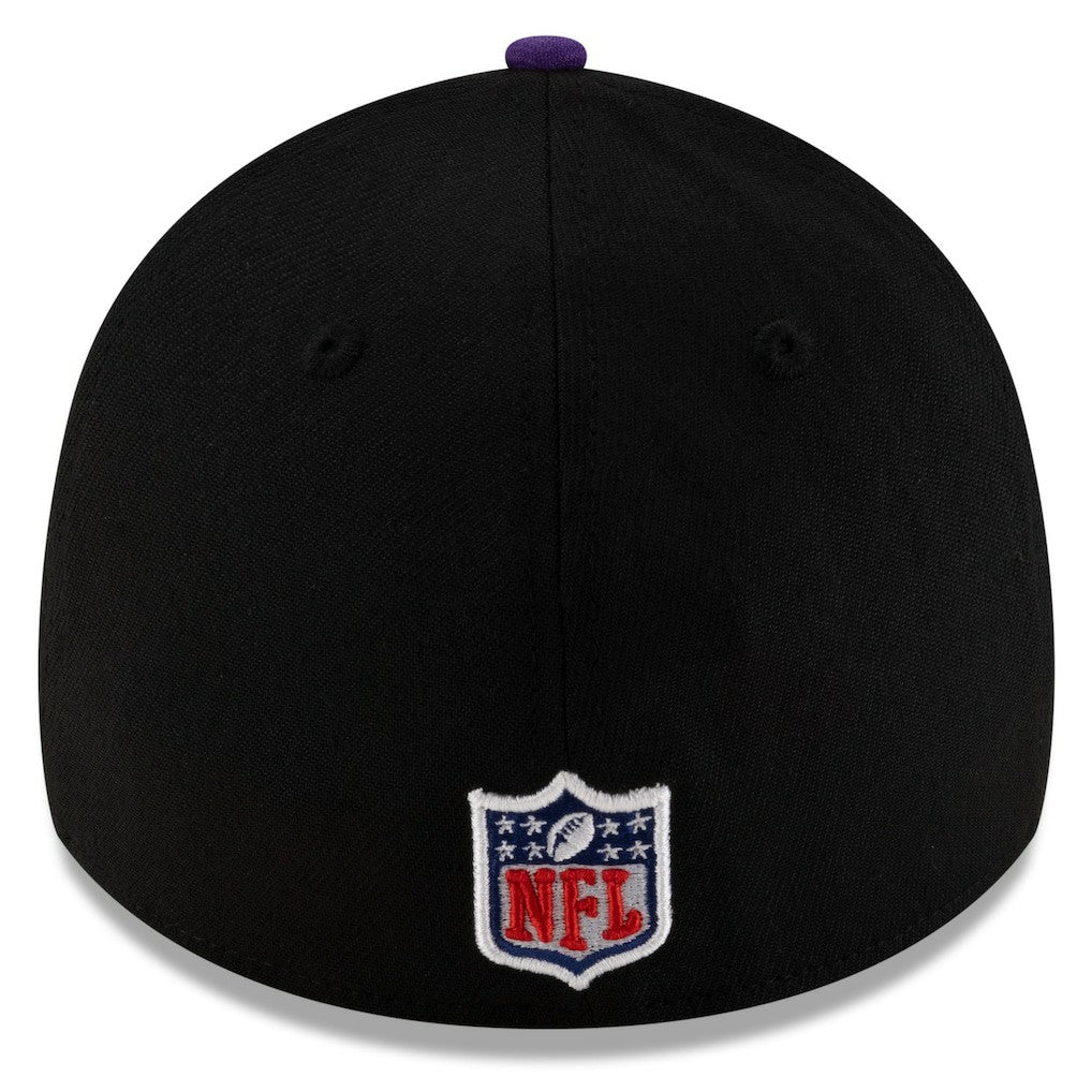 Minnesota Vikings New Era 2025 NFL Draft 39THIRTY Flex Hat Black/Purple - NFL