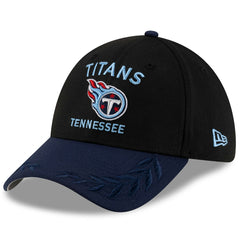 Tennessee Titans New Era 2025 NFL Draft 39THIRTY Flex Hat Black/Navy - NFL