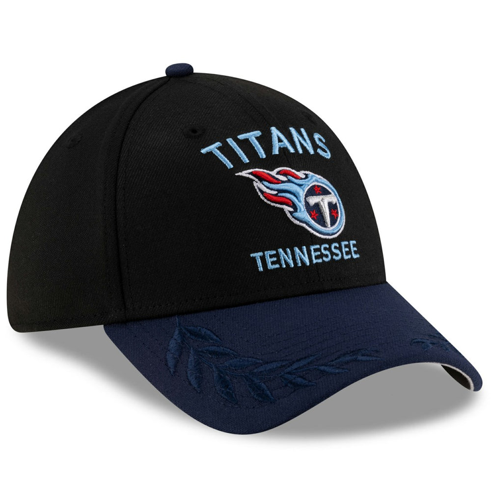 Tennessee Titans New Era 2025 NFL Draft 39THIRTY Flex Hat Black/Navy - NFL