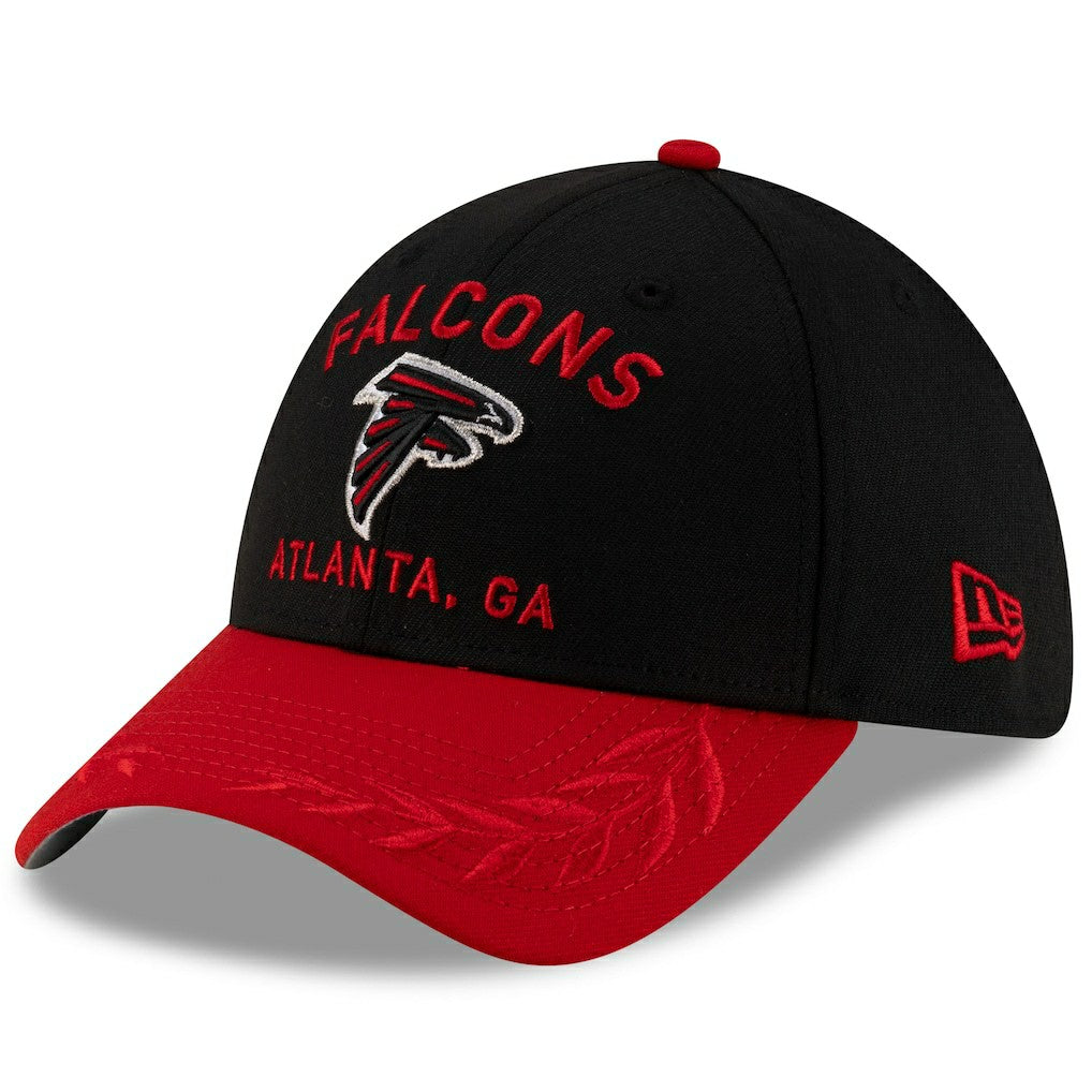 Atlanta Falcons New Era 2025 NFL Draft 39THIRTY Flex Hat Black/Red - NFL