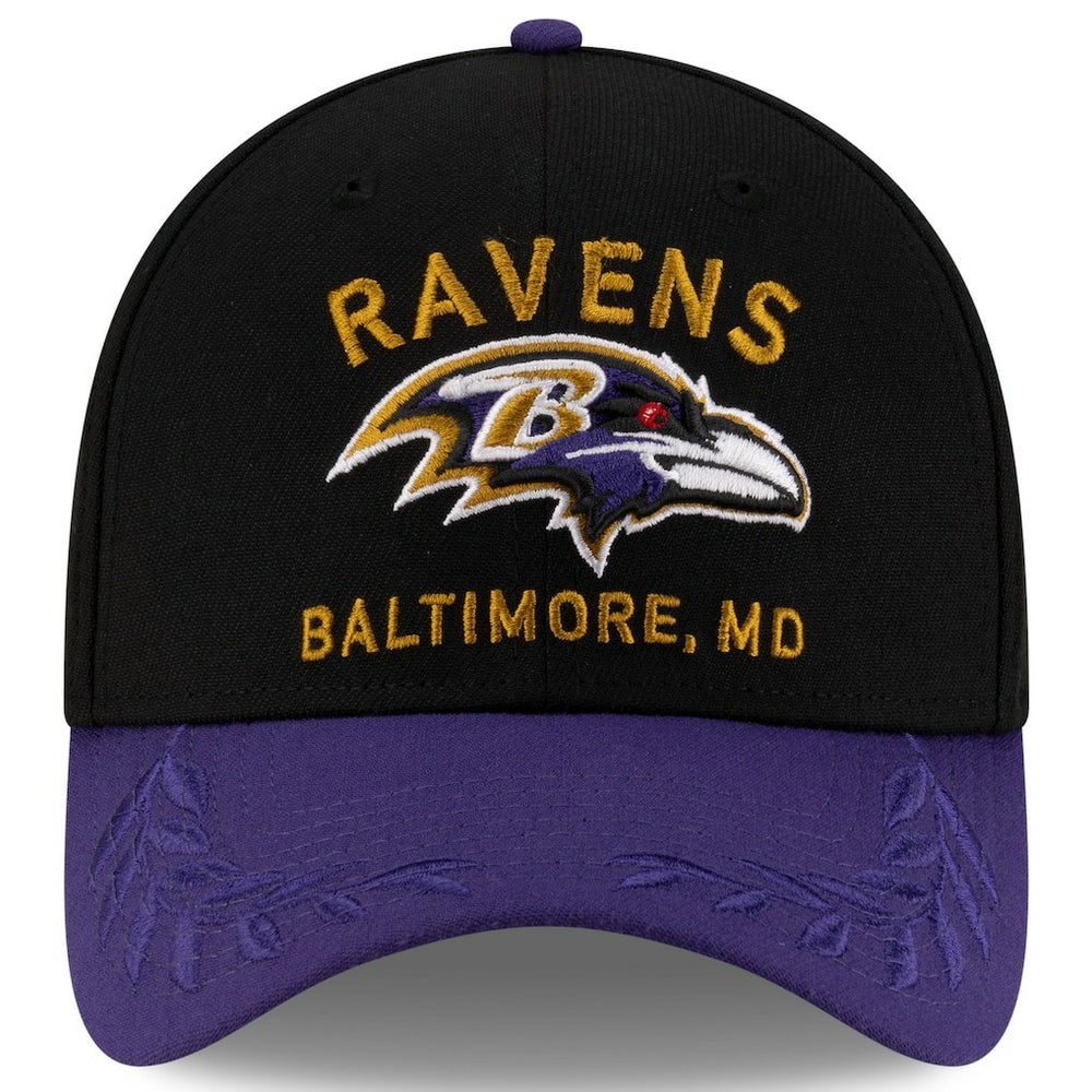 Baltimore Ravens New Era 2025 NFL Draft 39THIRTY Flex Hat Black/Purple - NFL