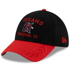 Houston Texans New Era 2025 NFL Draft 39THIRTY Flex Hat Black/Red - NFL