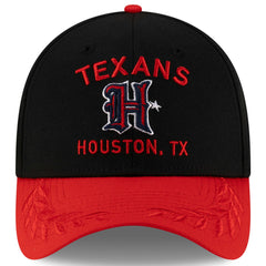 Houston Texans New Era 2025 NFL Draft 39THIRTY Flex Hat Black/Red - NFL