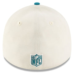 Jacksonville Jaguars New Era 2025 NFL Draft 39THIRTY Flex Hat Cream/Teal - NFL