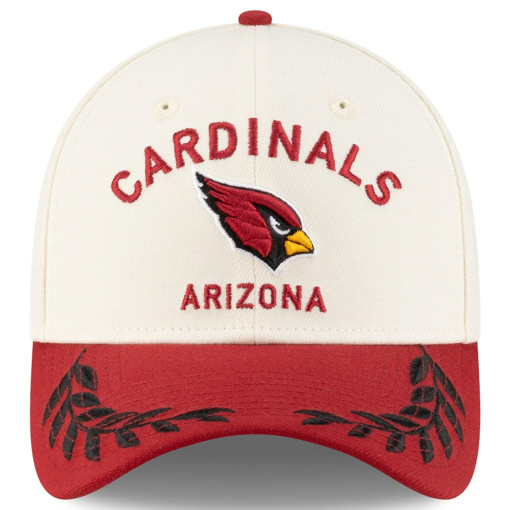 Arizona Cardinals New Era 2025 NFL Draft 39THIRTY Flex Hat Cream/Cardinal - NFL