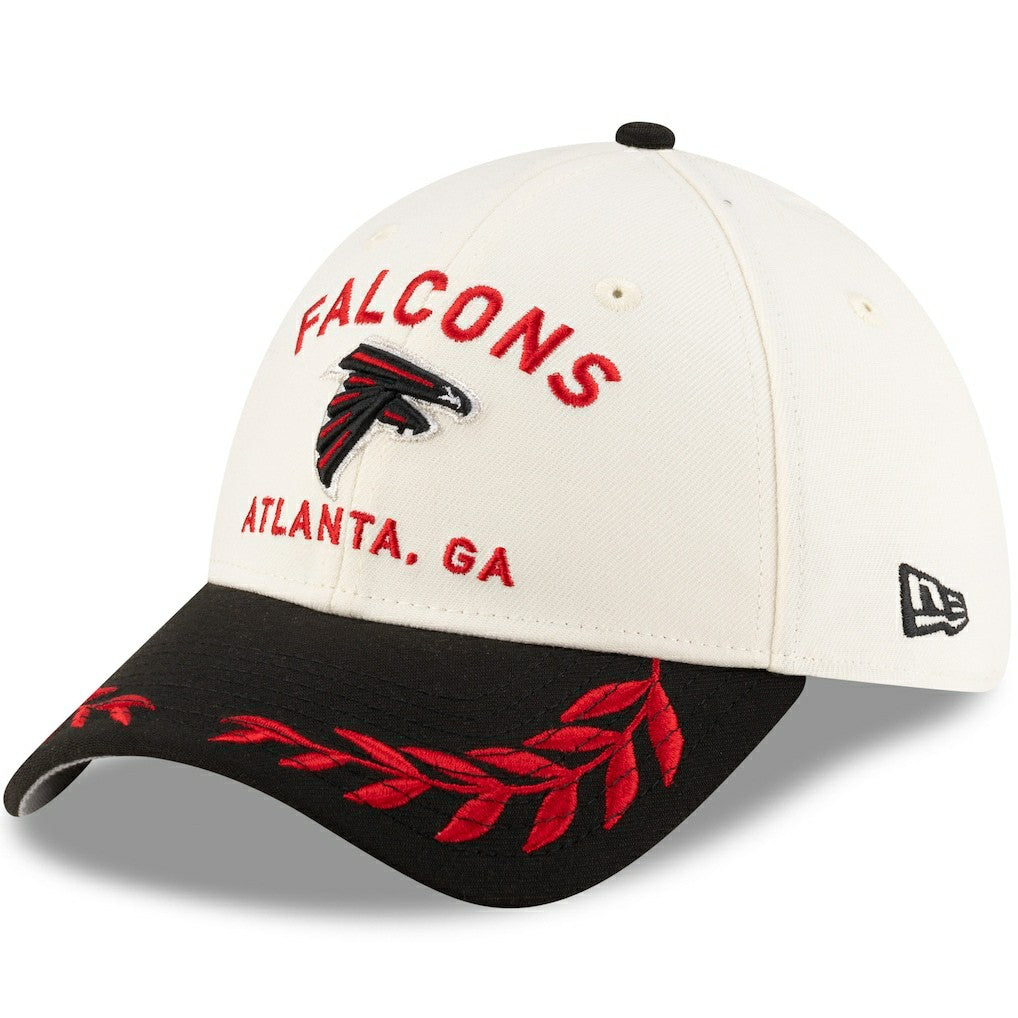 Atlanta Falcons New Era 2025 NFL Draft 39THIRTY Flex Hat Cream/Black - NFL