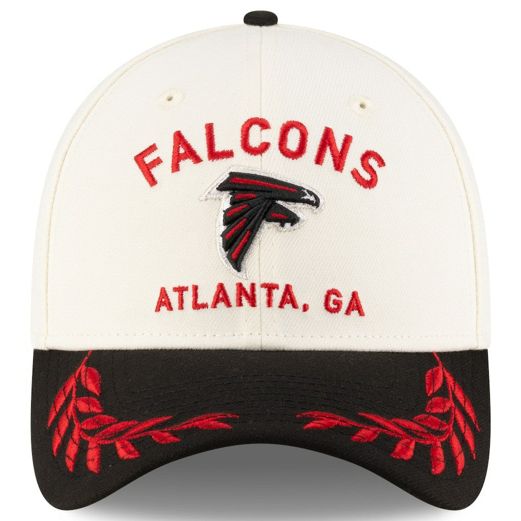 Atlanta Falcons New Era 2025 NFL Draft 39THIRTY Flex Hat Cream/Black - NFL