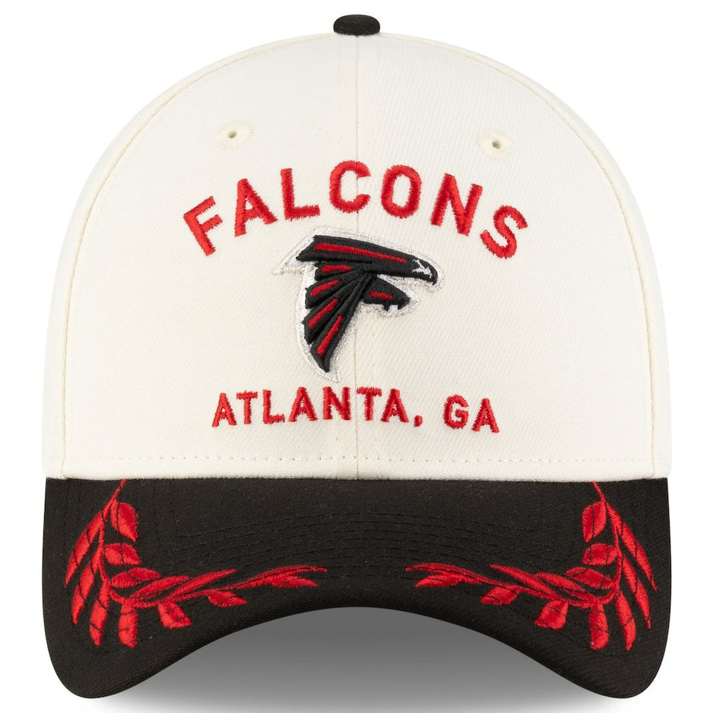 Atlanta Falcons New Era 2025 NFL Draft 39THIRTY Flex Hat Cream/Black - NFL