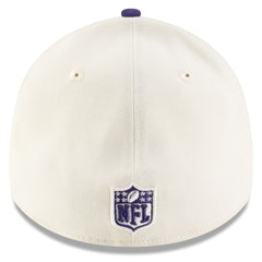 Baltimore Ravens New Era 2025 NFL Draft 39THIRTY Flex Hat Cream/Purple - NFL