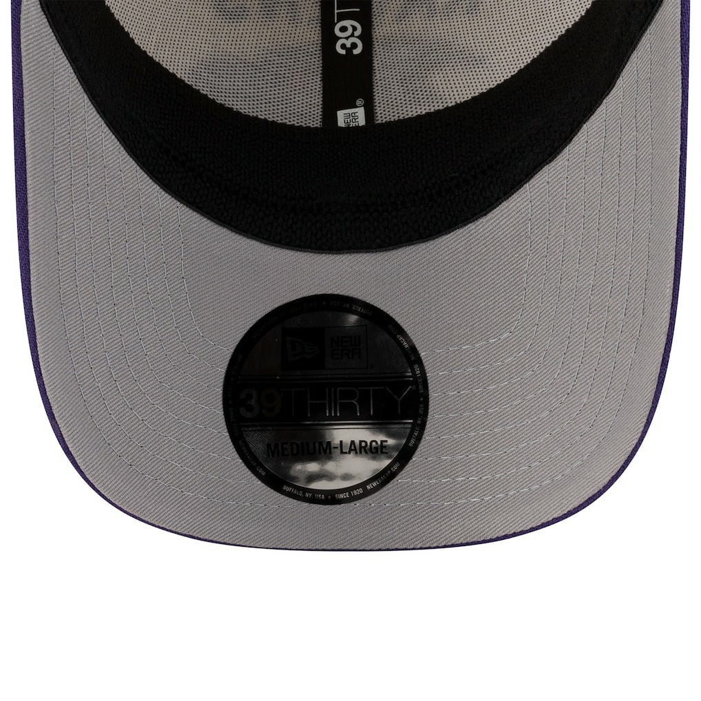 Baltimore Ravens New Era 2025 NFL Draft 39THIRTY Flex Hat Cream/Purple - NFL