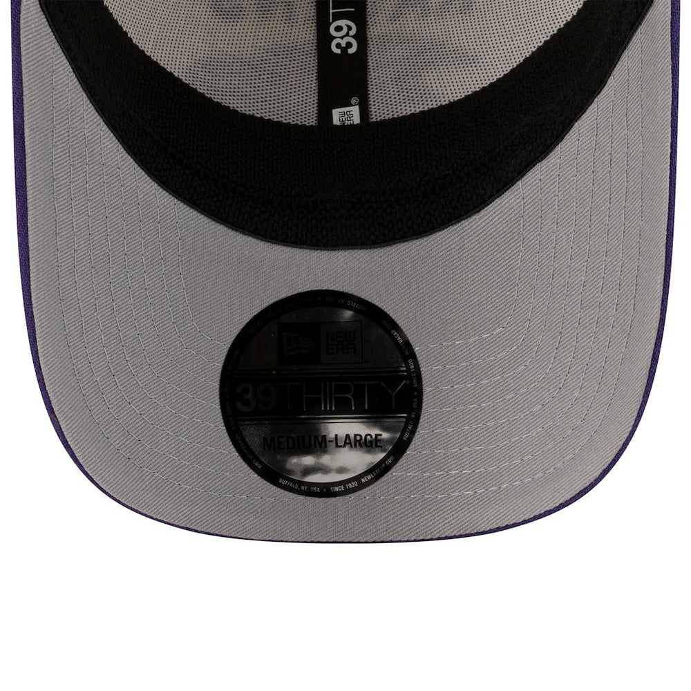 Baltimore Ravens New Era 2025 NFL Draft 39THIRTY Flex Hat Cream/Purple - NFL