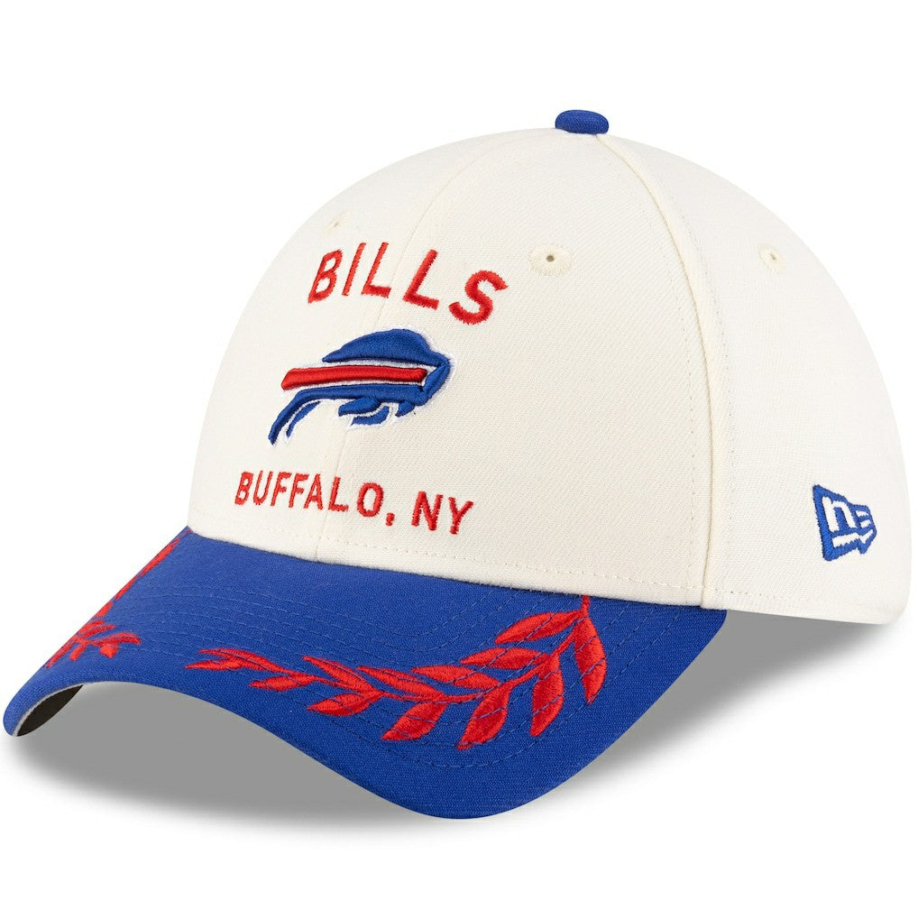 Buffalo Bills New Era 2025 NFL Draft 39THIRTY Flex Hat Cream/Royal - NFL