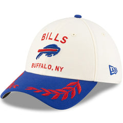 Buffalo Bills New Era 2025 NFL Draft 39THIRTY Flex Hat Cream/Royal - NFL