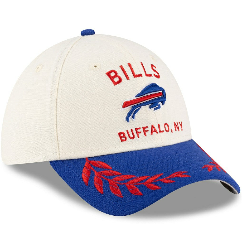 Buffalo Bills New Era 2025 NFL Draft 39THIRTY Flex Hat Cream/Royal - NFL