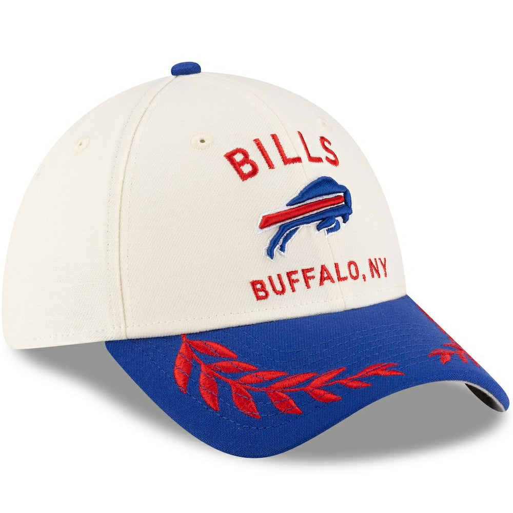 Buffalo Bills New Era 2025 NFL Draft 39THIRTY Flex Hat Cream/Royal - NFL