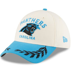 Carolina Panthers New Era 2025 NFL Draft 39THIRTY Flex Hat Cream/Blue - NFL