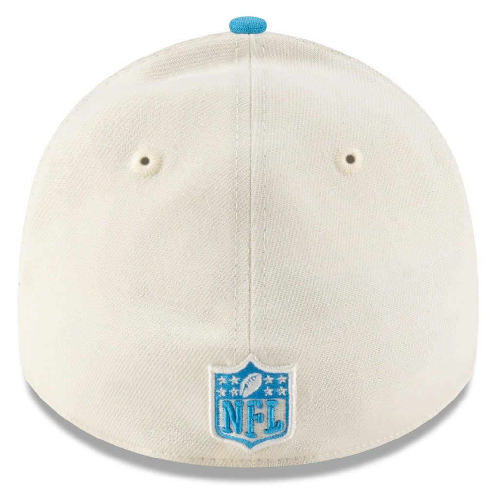 Carolina Panthers New Era 2025 NFL Draft 39THIRTY Flex Hat Cream/Blue - NFL