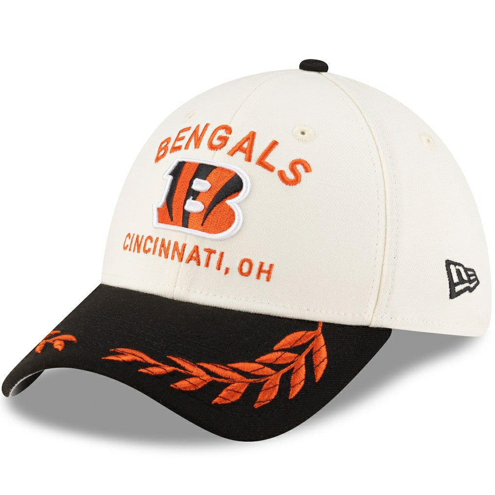 Cincinnati Bengals New Era 2025 NFL Draft 39THIRTY Flex Hat Cream/Black - NFL
