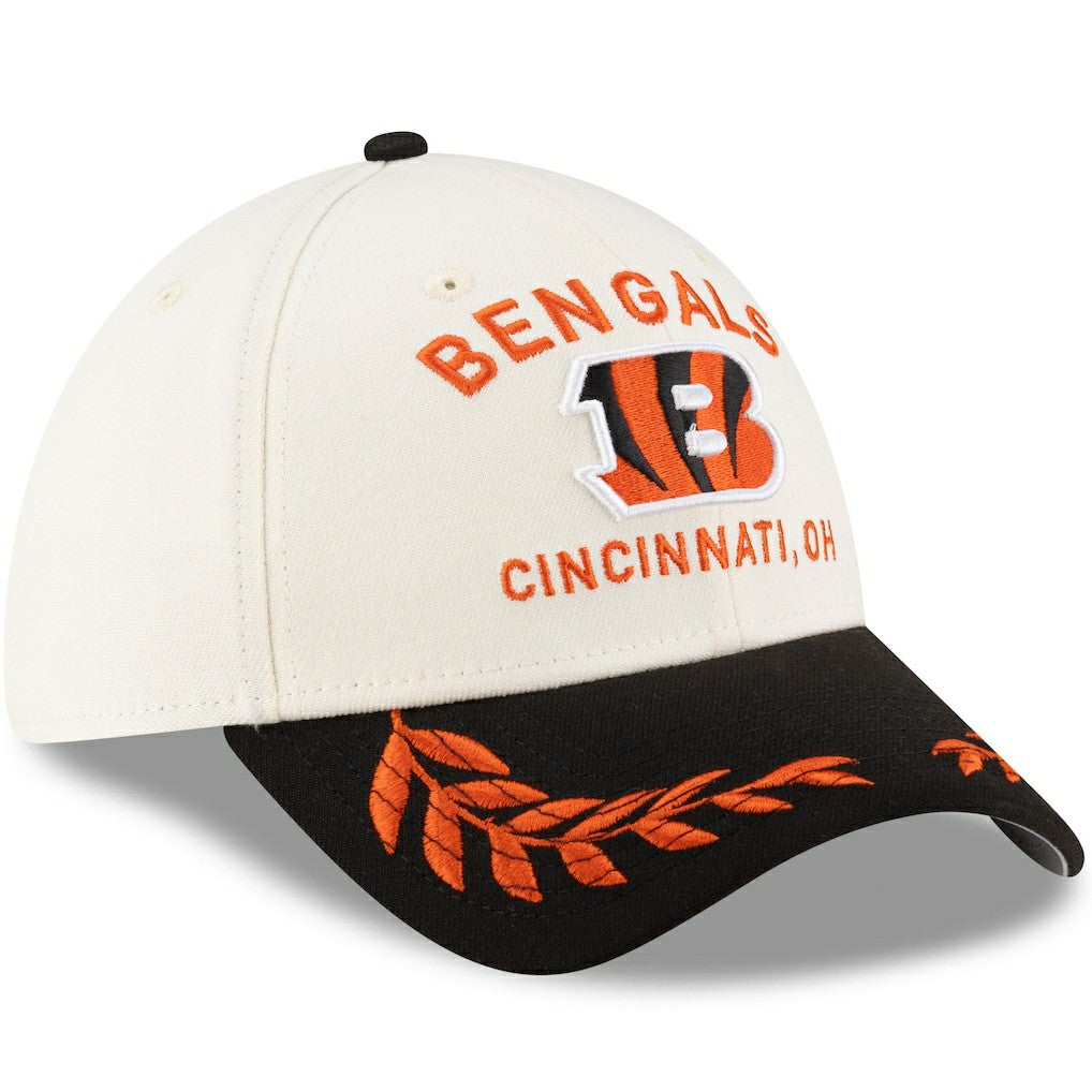 Cincinnati Bengals New Era 2025 NFL Draft 39THIRTY Flex Hat Cream/Black - NFL