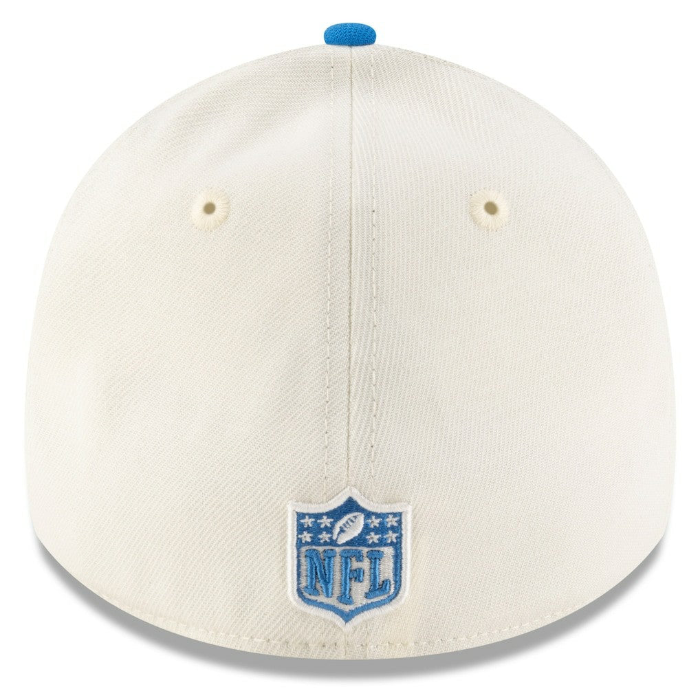 Detroit Lions New Era 2025 NFL Draft 39THIRTY Flex Hat Cream/Blue - NFL