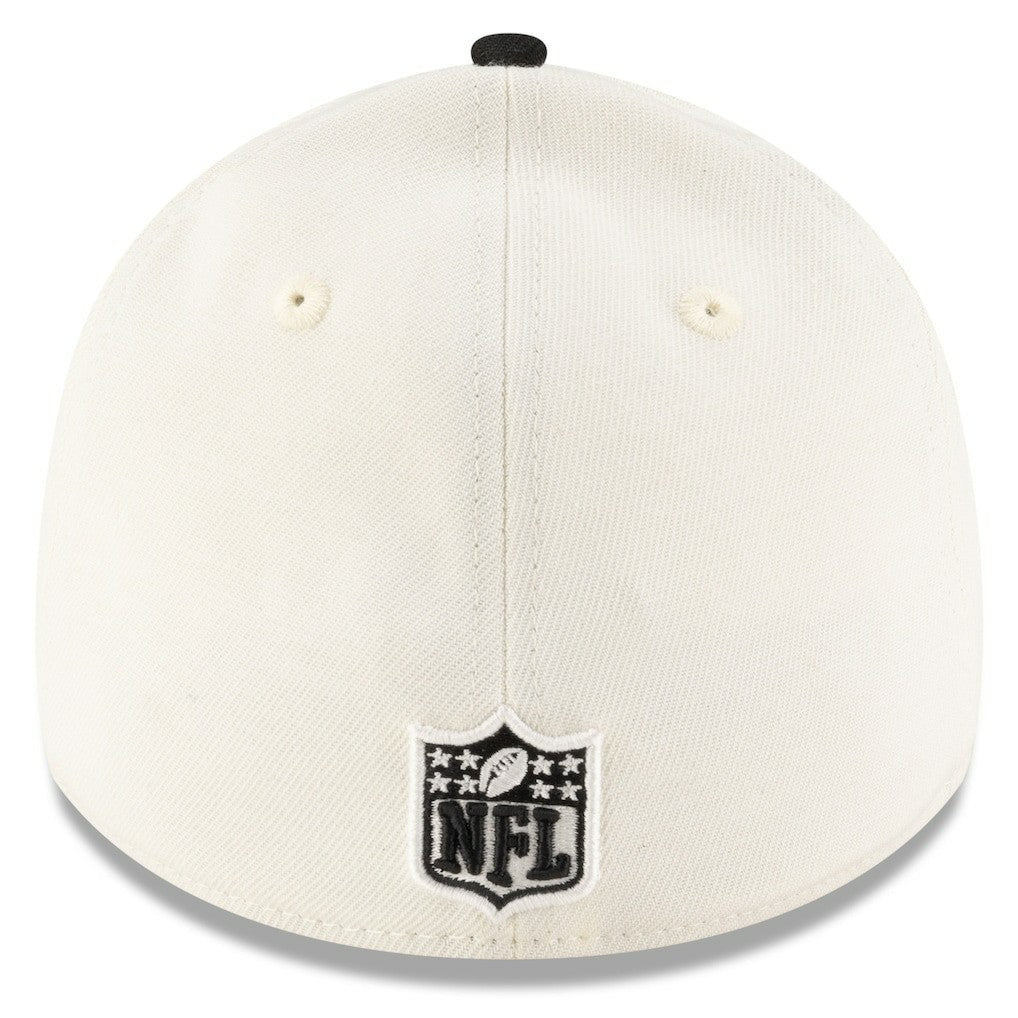 Pittsburgh Steelers New Era 2025 NFL Draft 39THIRTY Flex Hat Cream/Black - NFL
