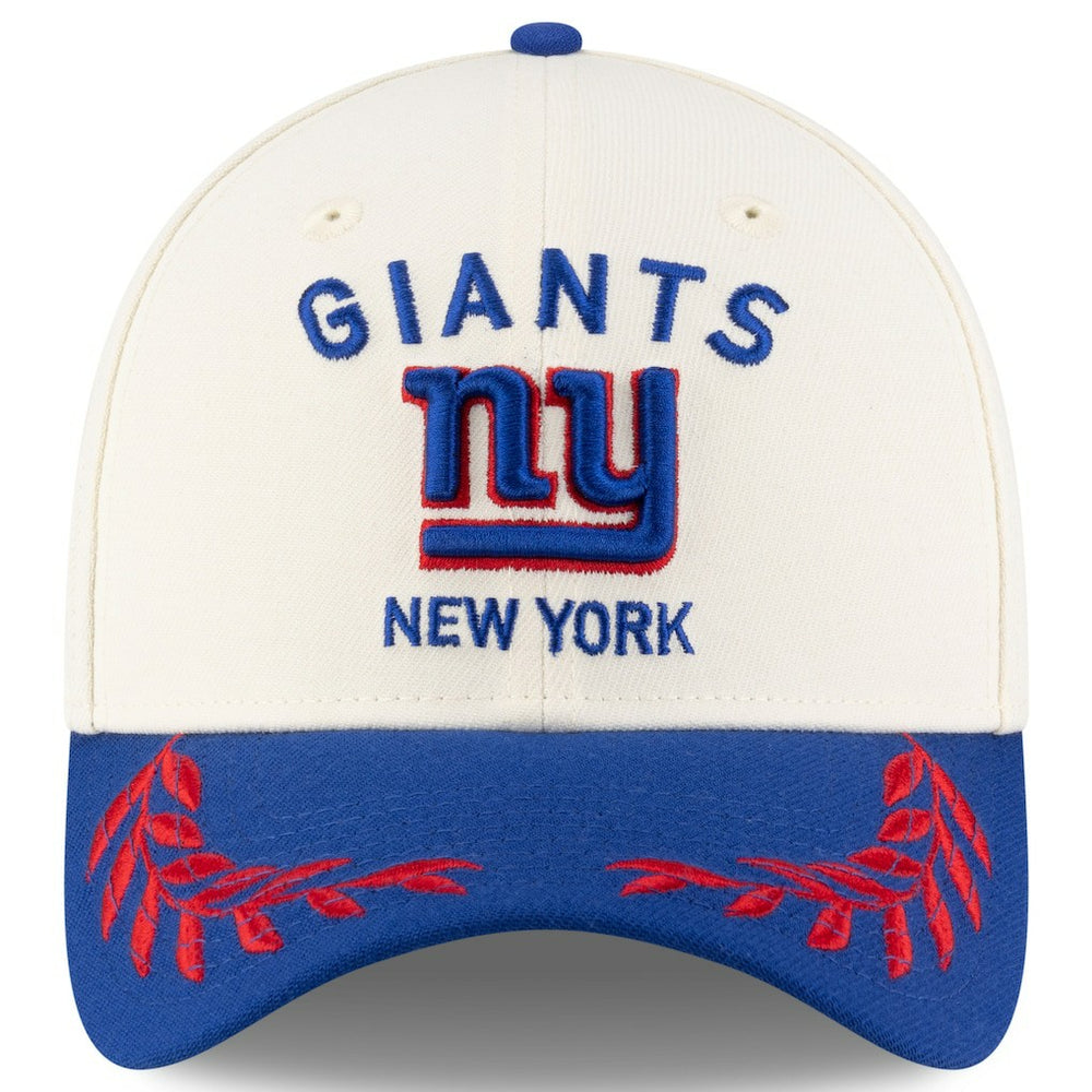 New York Giants New Era 2025 NFL Draft 39THIRTY Flex Hat Cream/Royal - NFL