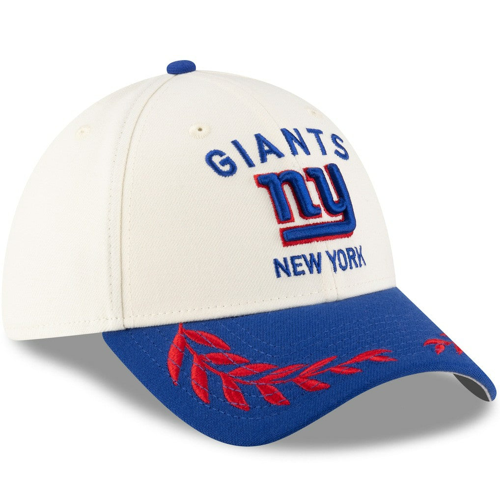New York Giants New Era 2025 NFL Draft 39THIRTY Flex Hat Cream/Royal - NFL