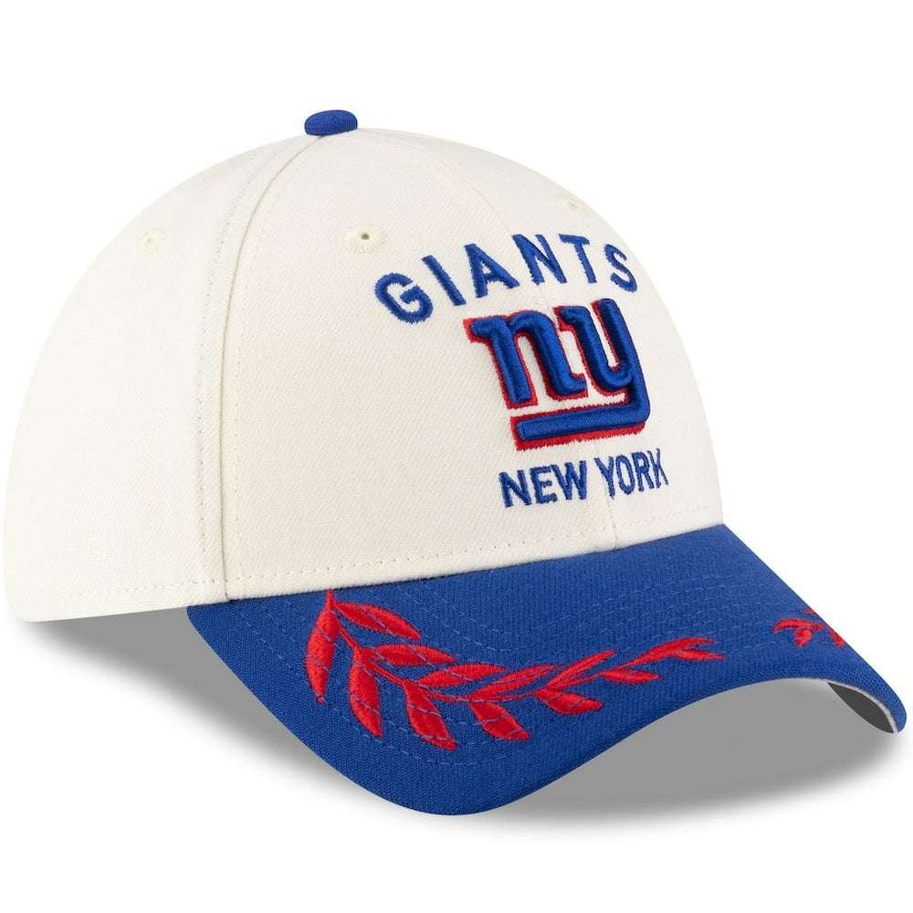 New York Giants New Era 2025 NFL Draft 39THIRTY Flex Hat Cream/Royal - NFL