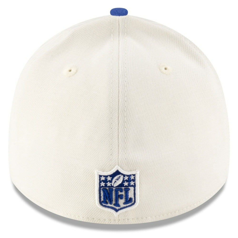 New York Giants New Era 2025 NFL Draft 39THIRTY Flex Hat Cream/Royal - NFL