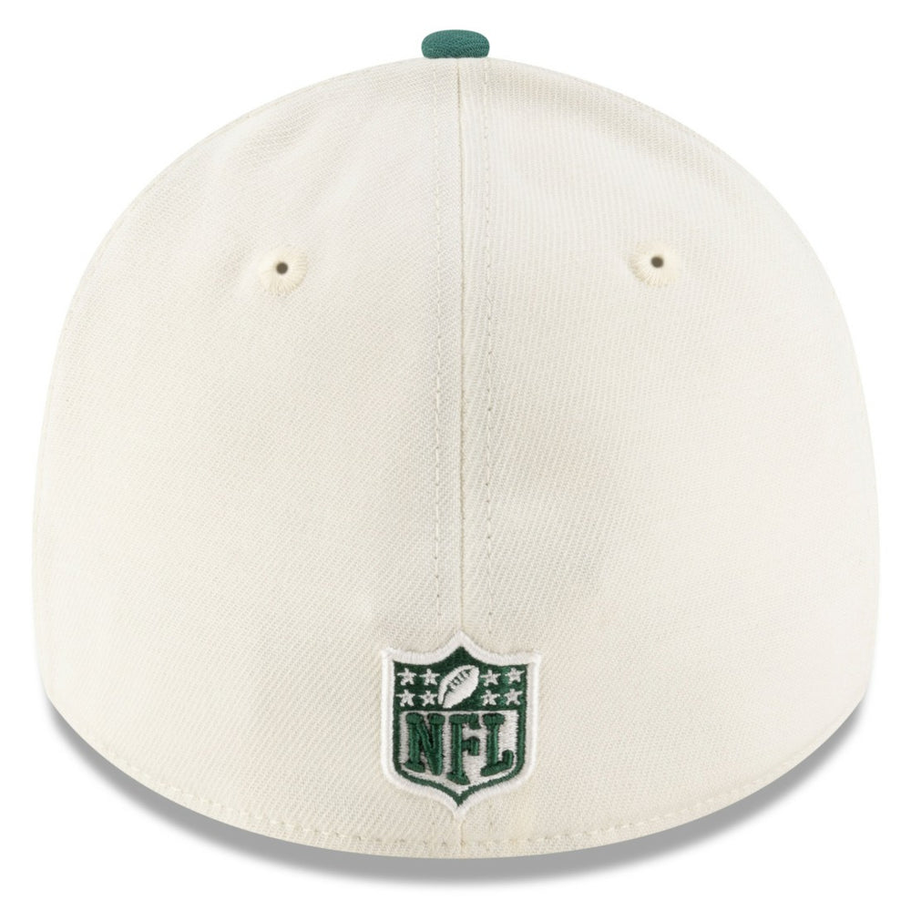 New York Jets New Era 2025 NFL Draft 39THIRTY Flex Hat Cream/Green - NFL