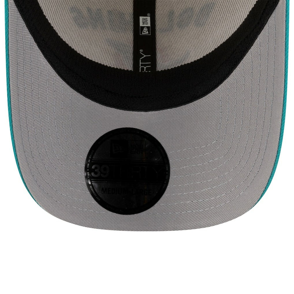 Miami Dolphins New Era 2025 NFL Draft 39THIRTY Flex Hat Cream/Aqua - NFL